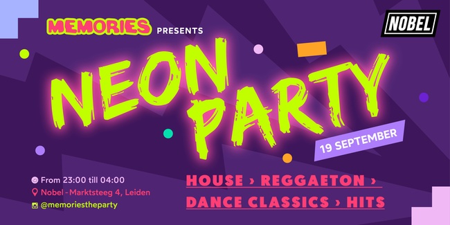 Neon Party in Leiden @ Nobel