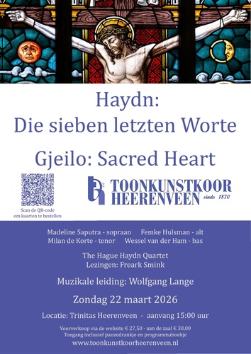 Toonkunstkoor Heerenveen zingt Die sieben letzten Worte van Joseph Haydn.