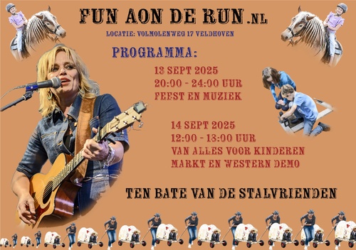 Benefiet-festival Fun aon de Run t.b.v. Stalvrienden