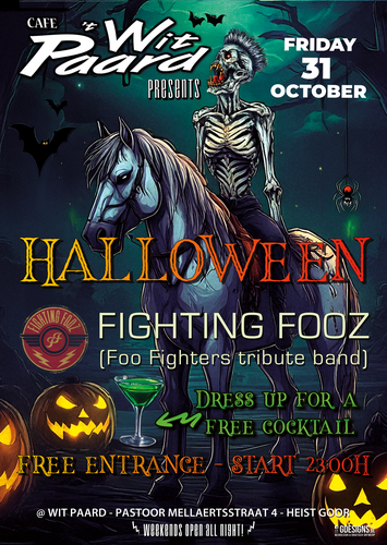 Halloween met Foo Fighters tribute