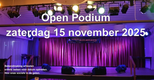 Open Podium in Muziekcafé De Lantaern