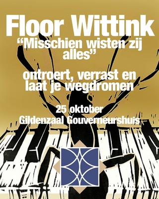 VERTELCONCERT ‘MISSCHIEN WISTEN ZE ALLES’ door FLOOR WITTINK