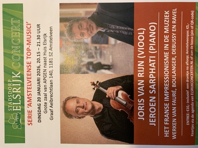 Recital viool-piano Franse impressionisten