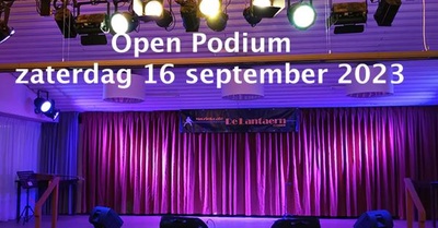 Open Podium in Muziekcafe de Lantaern