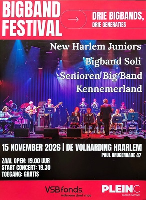 Bigband Festival: drie bigbands, drie generaties