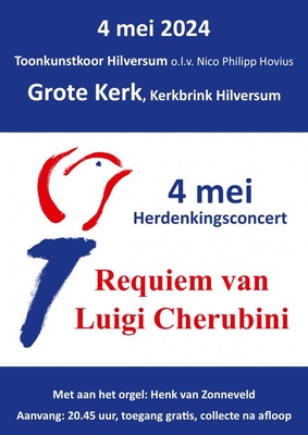 Herdenkingsconcert Toonkunstkoor Hilversum