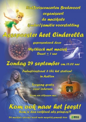 Mythisch met muziek presenteert “Assepoester heet Cinderella”