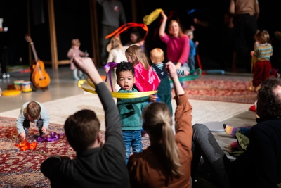 Muziek op schoot concertje